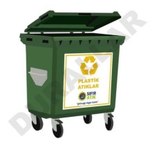 Plastik Atık Depolama Konteyneri