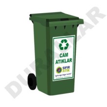 Cam Atıklar için Geçici Atık Depolama Konteyneri