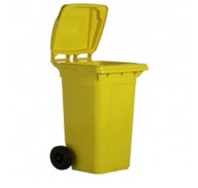 240 Lt Sarı Çöp Konteyneri