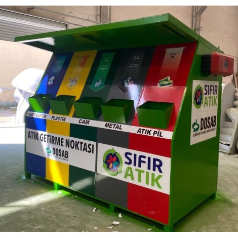 5 Bölmeli 3.Sınıf Mobil Atık Getirme Merkezi