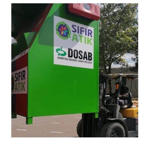 5 Bölmeli 3.Sınıf Mobil Atık Getirme Merkezi