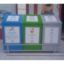 İtme Kapaklı Sıfır Atık Kutusu