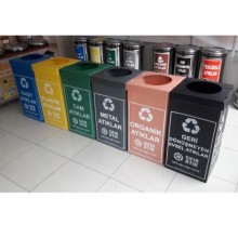 3 tarafı baskılı sıfır atık kolisi