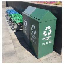 2 li Sıfır Atık Geri Dönüşüm Çöp Kutusu