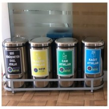 Döner Kapaklı Geri Dönüşüm Kutusu