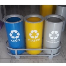 3 Lü Renkli Sıfır Atık Seti