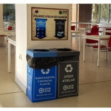 2 li Plastik Koli Sıfır Atık Kutuları