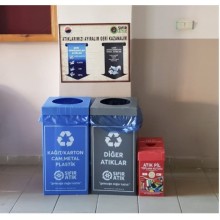 2 li Katlanır Sıfır Atık Kutusu