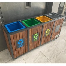 Ahşap Geri Dönüşüm Kutuları