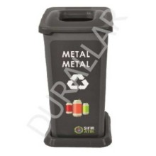 Metal Atık Kutusu 70 Lt Plastik