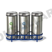 3 lü Sıfır Atık Geri Dönüşüm Kutusu