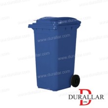 360 Litre Plastik Çöp Konteyneri Mavi Renk