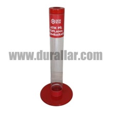 Pleksi Atık Pil Kutusu