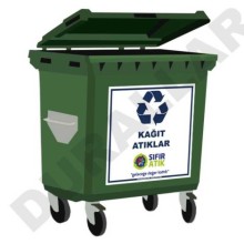 Kağıt Atıklar İçin Atık Depolama Konteyneri