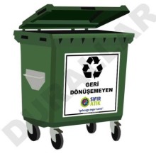 Geri Dönüşmeyen Atıklar İçin Depolama Konteyneri