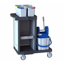 Plastik Kat Temizlik Arabası