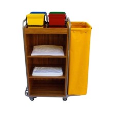 Otel Ahşap Maid Arabası