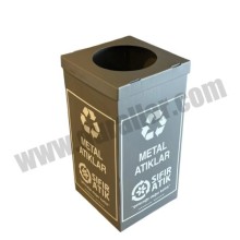 Katlanır PP Metal Atık Kutusu