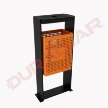 Dmk-014 Metal Park Tipi Çöp Kovası