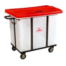 Pedallı Çamaşır Toplama Arabası 350 Litre