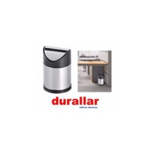 Sallanır Krom Kapaklı Çöp Kovası 1.5 litre