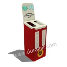 Maske Eldiven Atık Kutusu