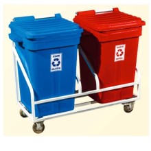 Rotasyon Plastik 2 li Geri Dönüşüm Konteyneri 220 Litre