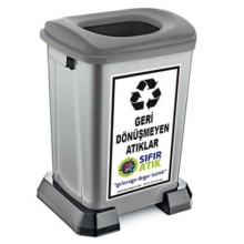 50 litre Geri Dönüşemeyen Atık Kutusu