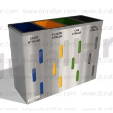 4 lü Geri Dönüşüm Atık Seti