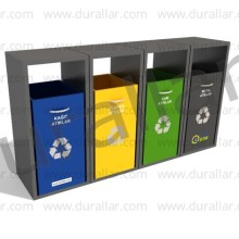 4 lü Sıfır Atık Ünitesi