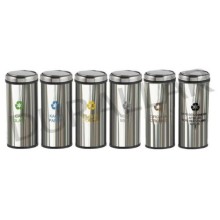 6 lı Döner Kapaklı Sıfır Atık Kutuları