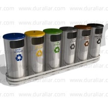 6 lı Sıfır Atık Geri Dönüşüm Kutusu