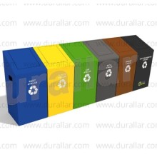 Geri Dönüşüm Atık Kutusu Seti