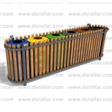 6 lı Sıfır Atık Geri Dönüşüm Kovaları