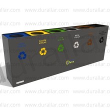 6 lı Sıfır Atık Kovası Seti