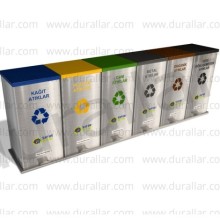 Paslanmaz Pedallı Sıfır Atık Seti
