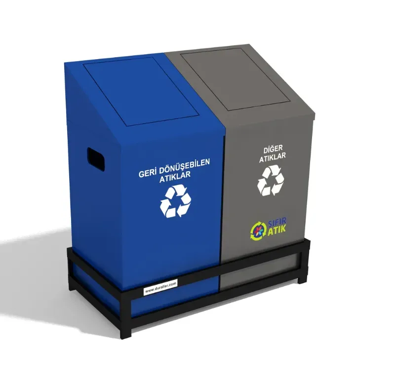 2 li Sıfır Atık Geri Dönüşüm Kovası -GDK-2034-B
