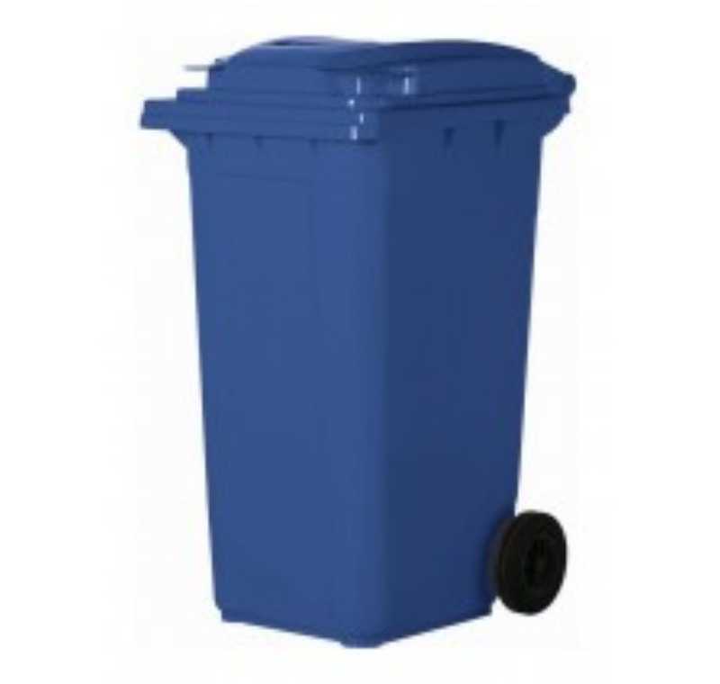 360 lt Mavi Plastik Çöp Konteyneri