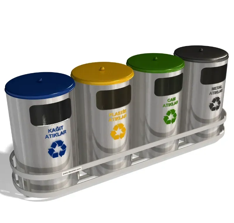 4 Lü Sıfır Atık Kovası -GDK-4021