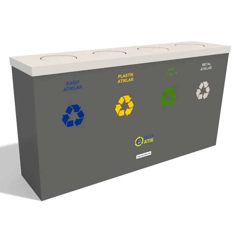 4 Lü Sıfır Atık Kumbarası -GDK-4085