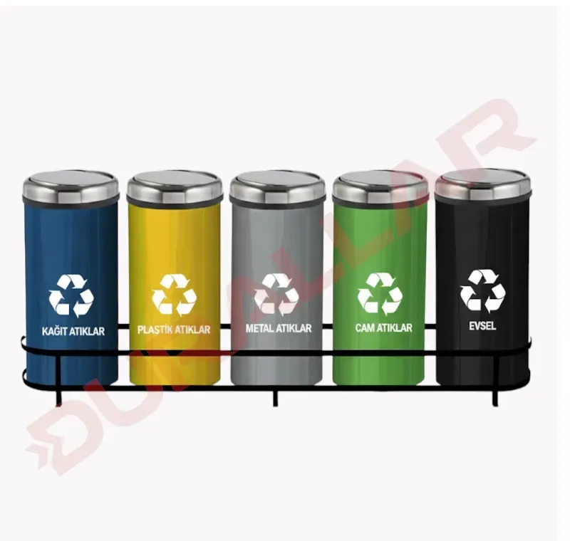 5 li Döner Kapaklı Sıfır Atık Kovası -GDK-5011