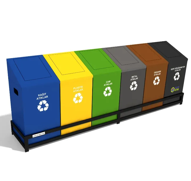 6 lı Geri Dönüşüm Kovası -GDK-6035-B