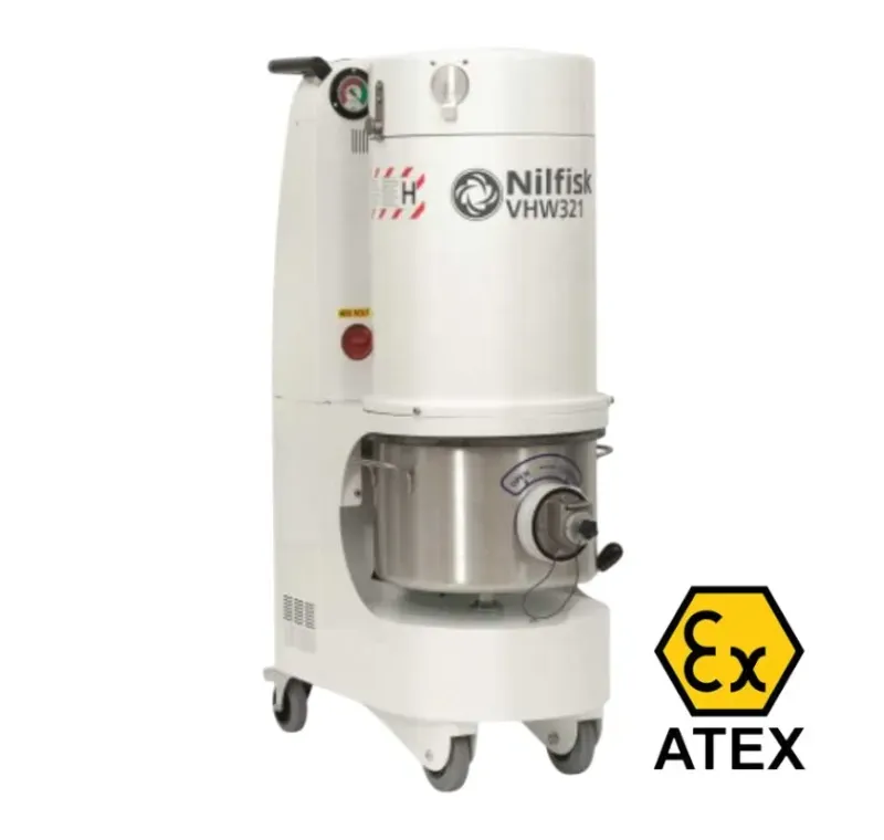 Atex Trifaze Elektrikli Süpürge Zone 21 -Nilfisk VHW321 LC Z21 EXA